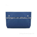Dark Blue Canvas Cosmetic Packaging Bag for Women